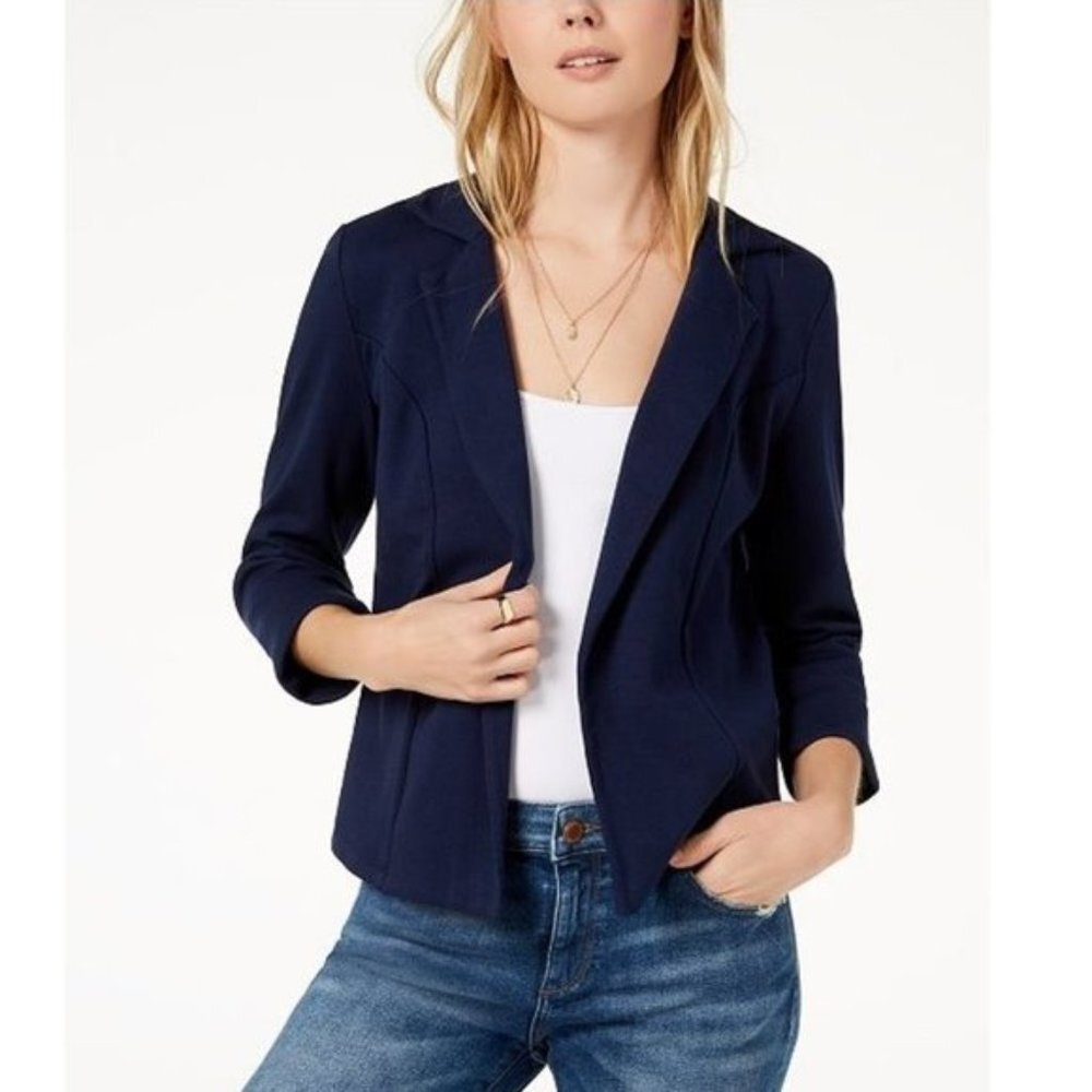 Maison Jules 3/4 Sleeve Knit Blazer